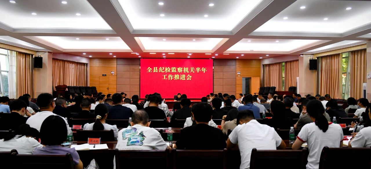 澧县纪检监察机关半年工作推进会召开