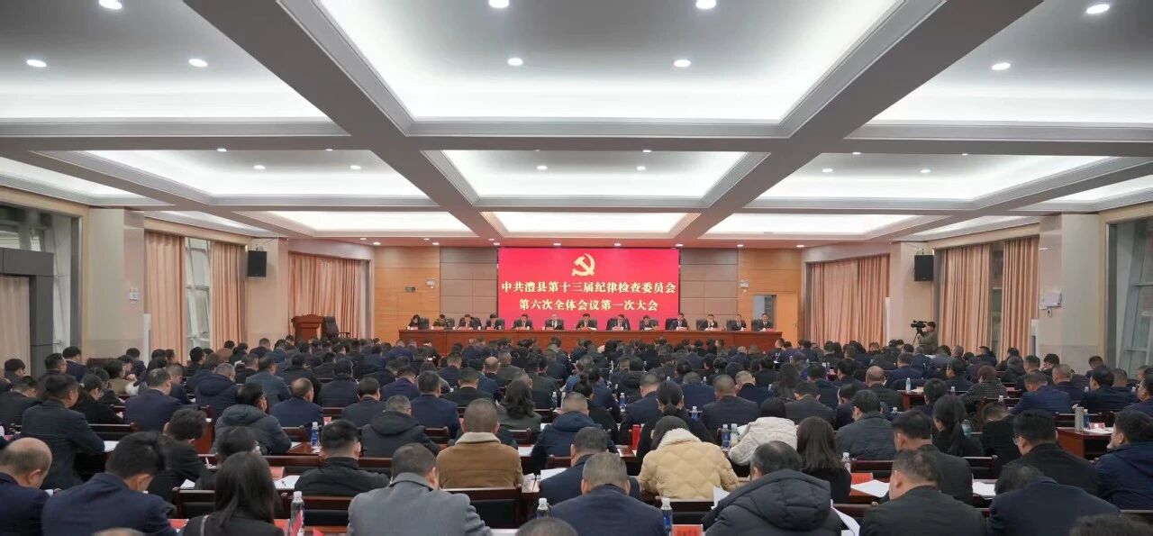 澧县第十三届纪委第六次全体会议召开